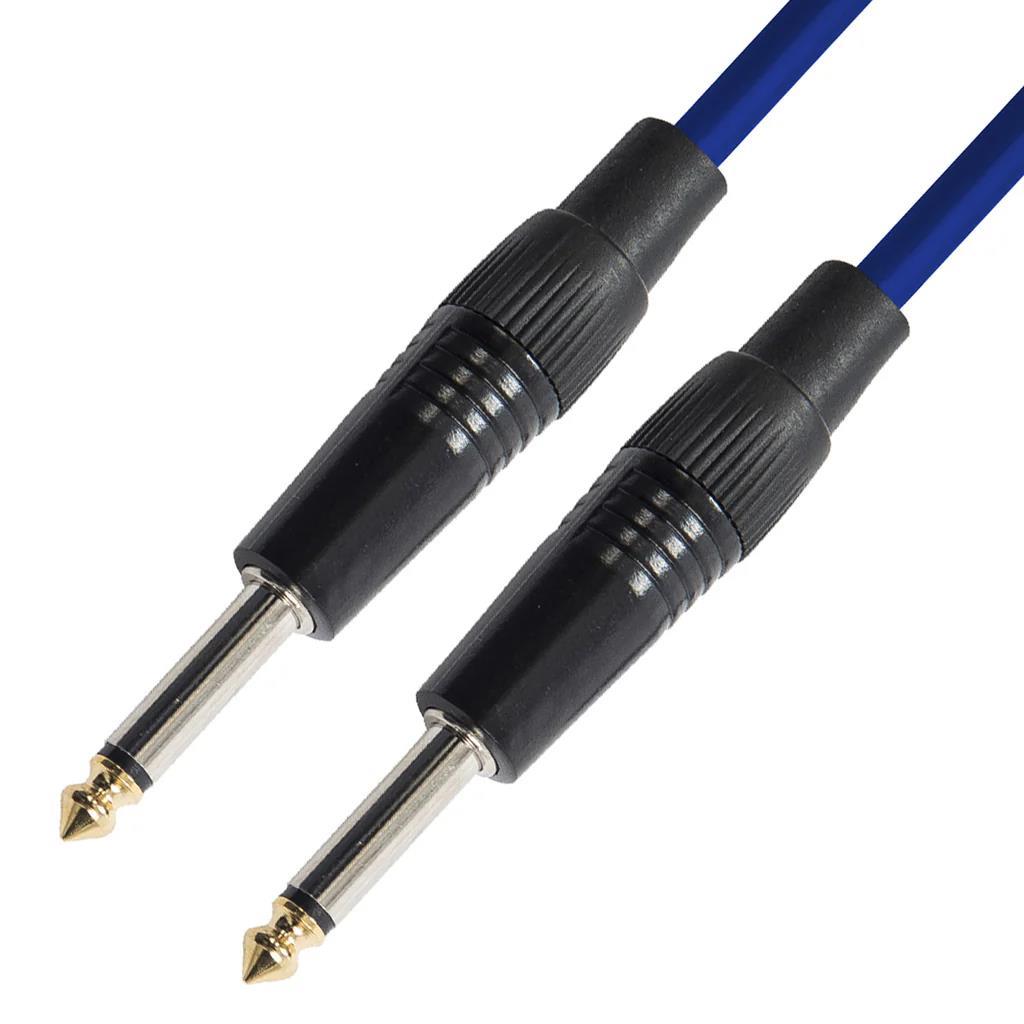 Kinsman Standard Instrument Cable Jack to Jack - 20 ft Blue