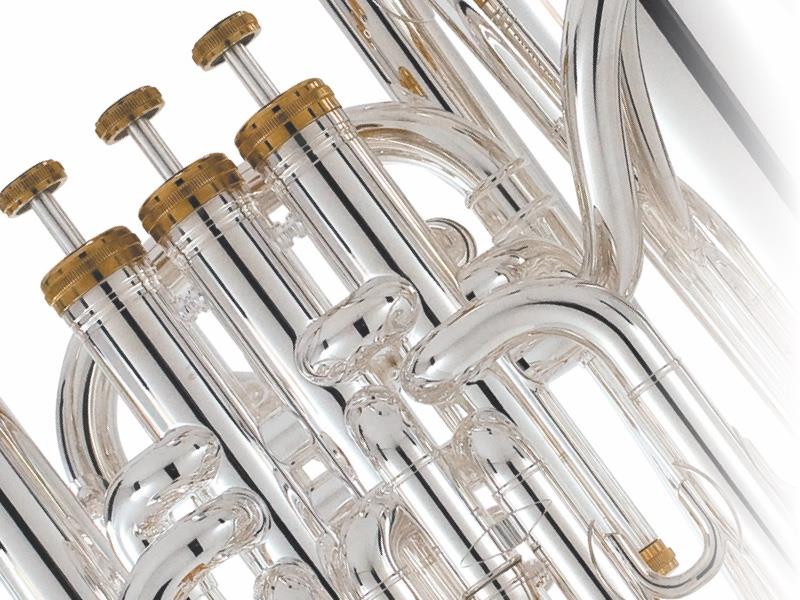 Besson BE2052-2-0 Prestige Euphonium in Silver Plate