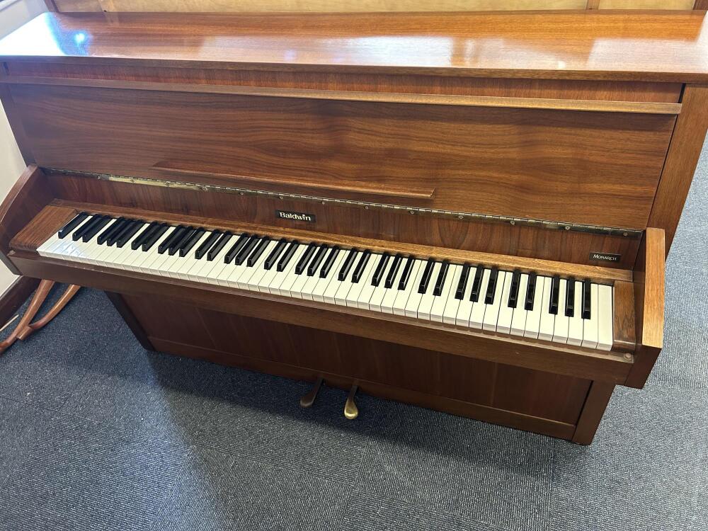 Baldwin Monarch Upright Piano - Satin Walnut made in USA