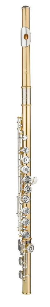 Trevor James Copper Body Flute 958 Silver lip and Riser, Open Hole, C-Foot