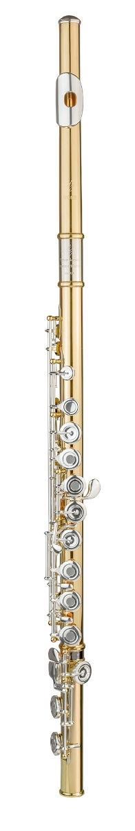 Trevor James Copper Body Flute 958 Silver lip and Riser, Open Hole, C-Foot