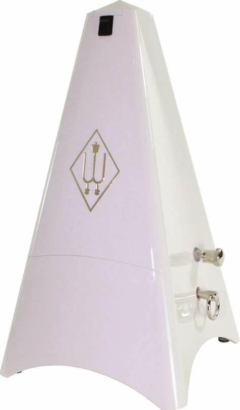 Wittner Tower Line Metronome with Bell - White