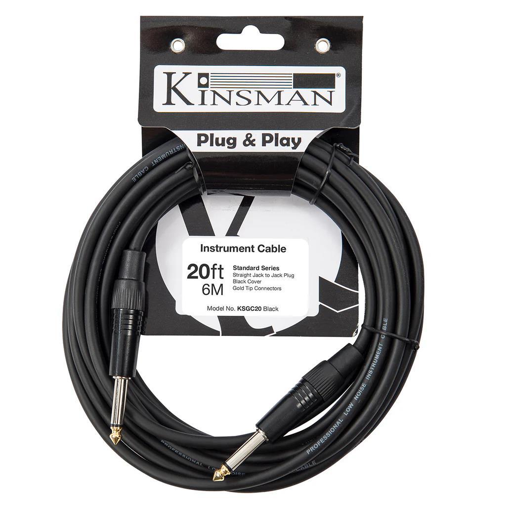 Kinsman Standard Instrument Cable Jack to Jack - 20 ft