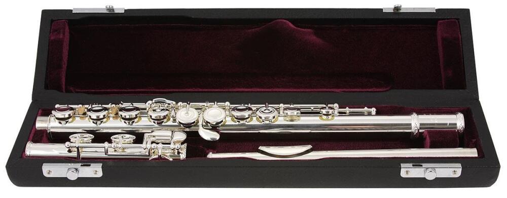 Trevor James Virtuoso Flute Outfit - Straight Head. CS Shaped Lip