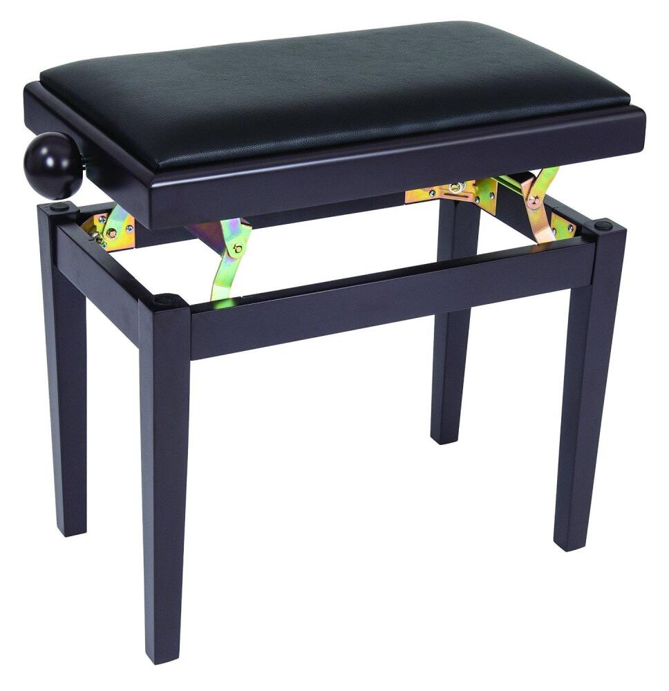 Kinsman Adjustable Piano Bench - Polished Black