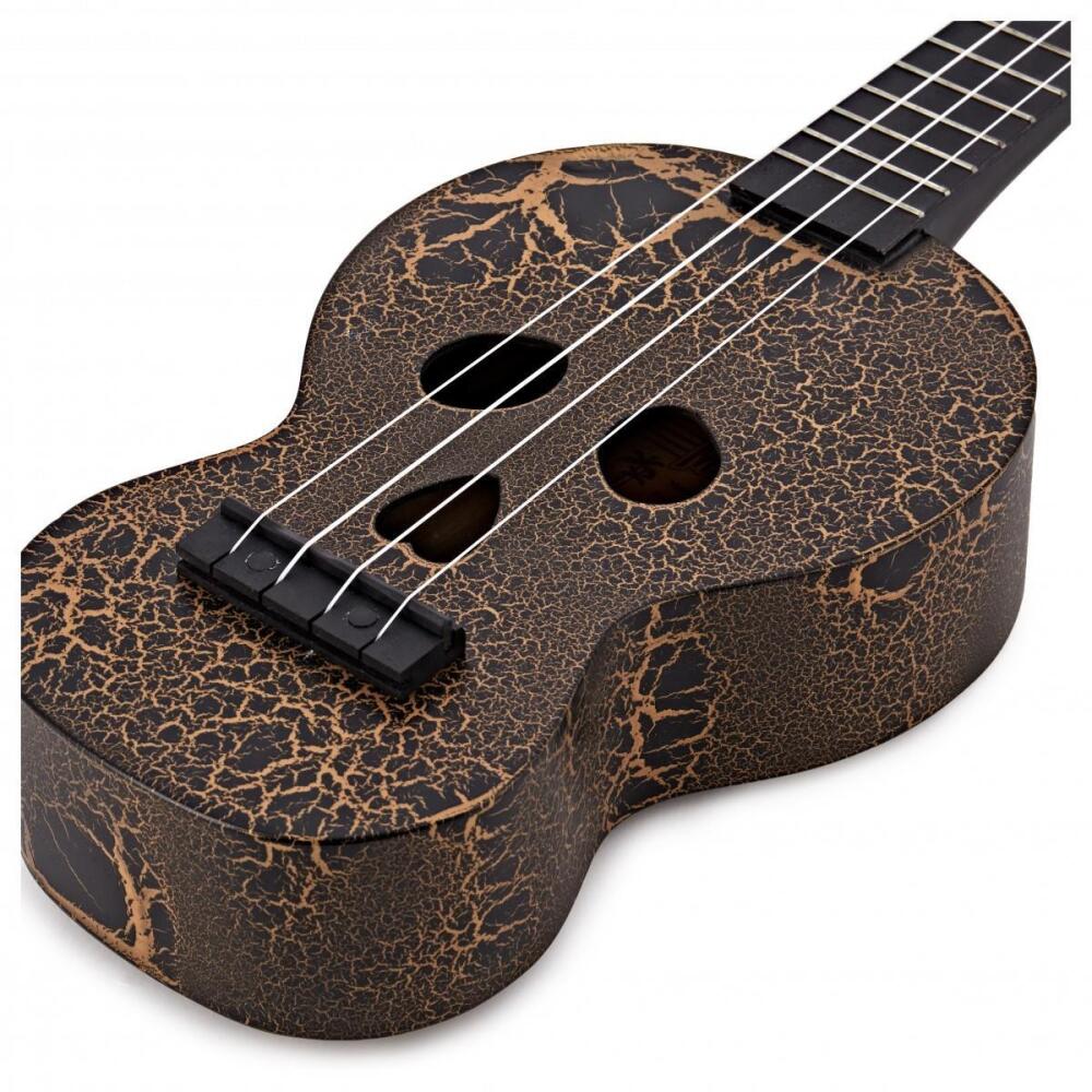 Mahalo Ukulele Creative Skull, Black