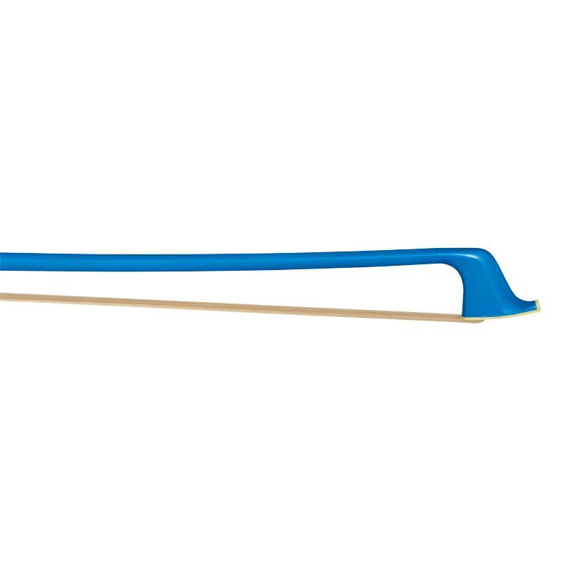 P & H Cello Bow Blue Fibreglass, Natural Hair 4/4