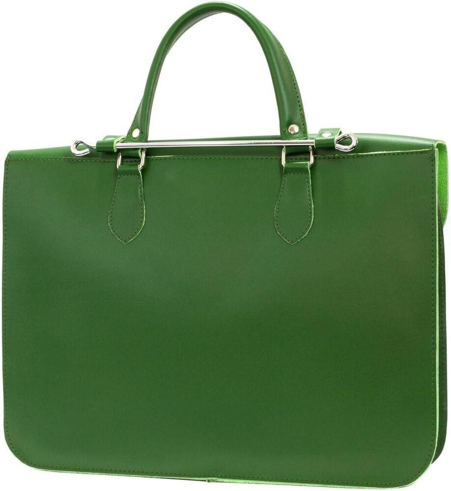 Montford Leather Music Case - Olive Green