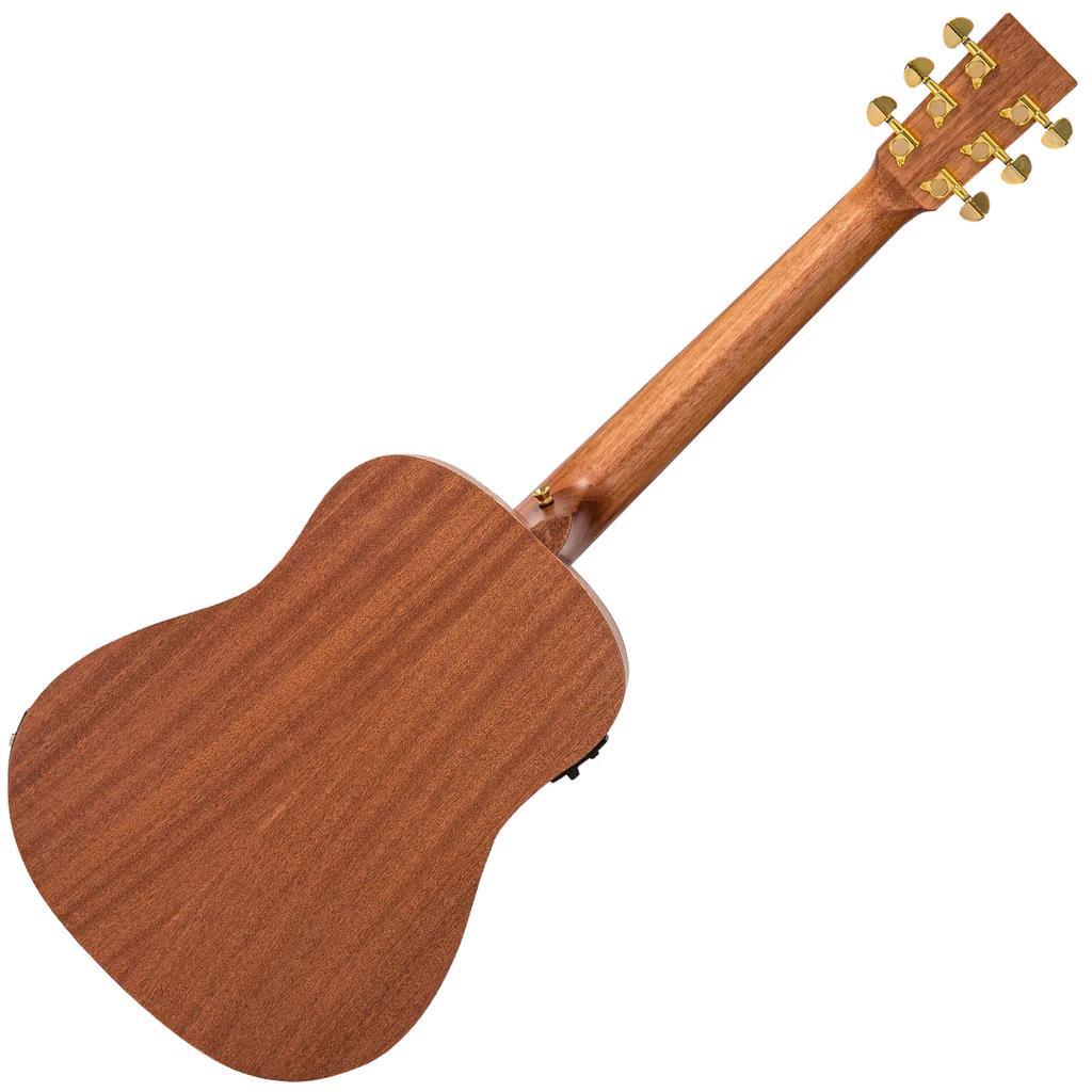 Vintage Electro Travel Guitar - Mahogany