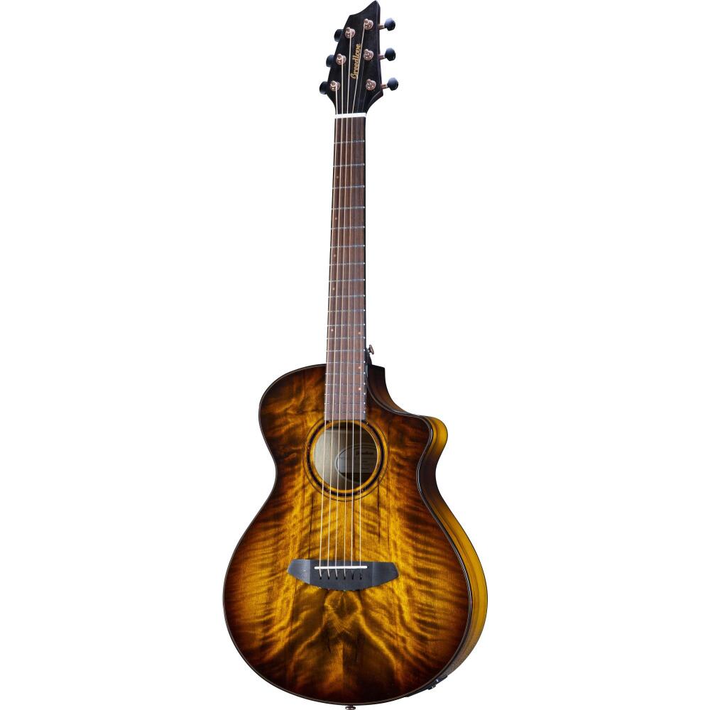 Breedlove Pursuit Exotic Companion Tiger Eye CE, Myrtle Wood
