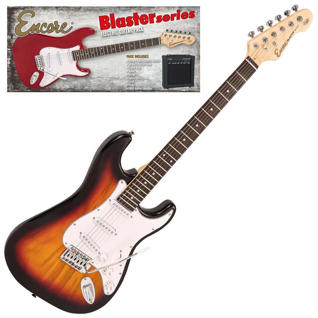 Encore E60 Blaster Electric Guitar Outfit - Sunburst