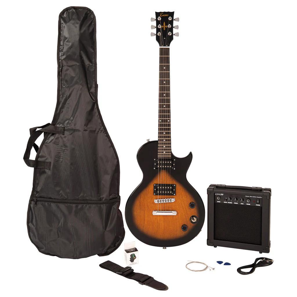 Encore E90 Blaster Electric Guitar Outfit - Tobacco Sunburst