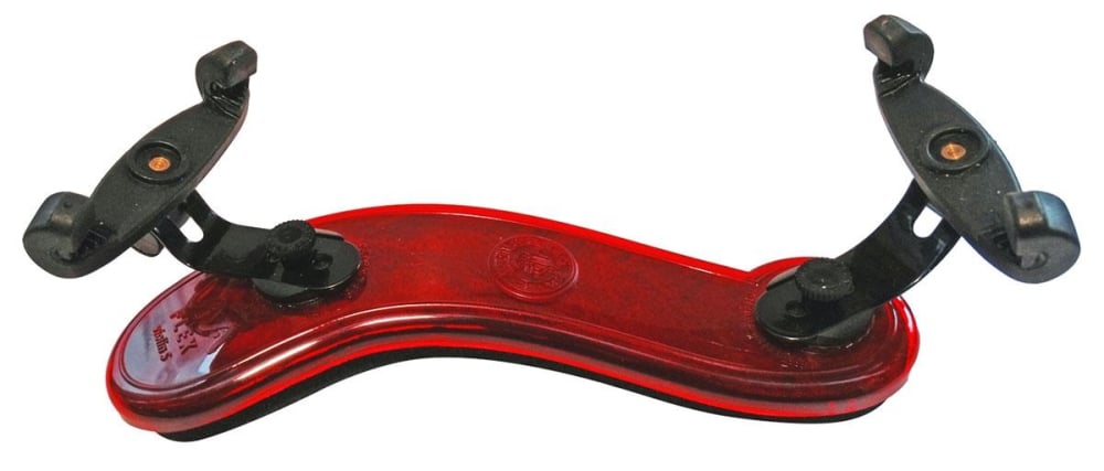 Viva Shoulder Rest Violin Flex 1/2 - 1/4 Red