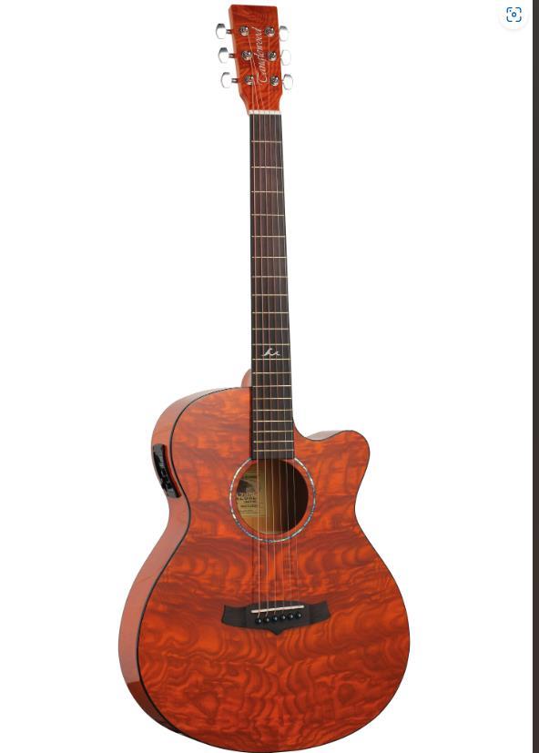 Tanglewood Acoustic Guitar Azure Super Folk Honey