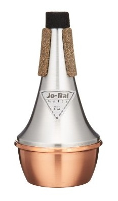 Jo-ral Trumpet Straight Mute Copper Bottom