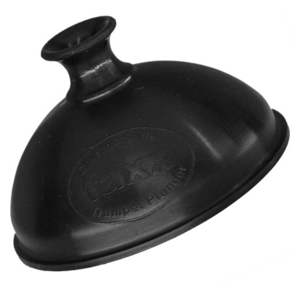 Faxx Trumpet Plunger Mute - Black Rubber