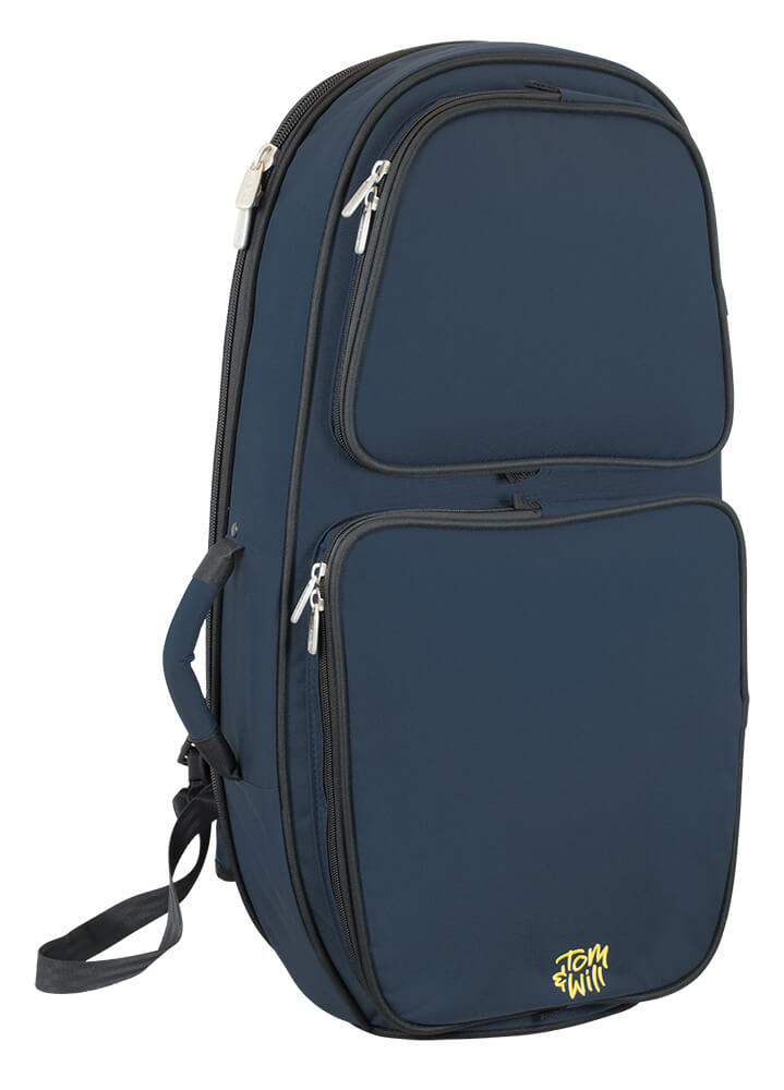 Tom & Will Baritone Horn Gig Bag - Blue with Black Trim
