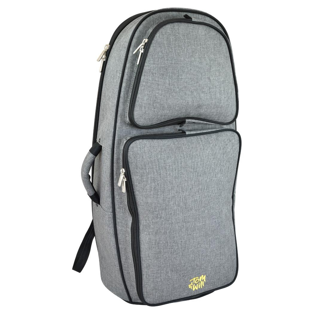 Tom & Will Euphonium Gig Bag - Grey with Red Interior