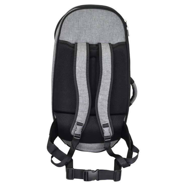 Tom & Will Baritone Horn Gig Bag - Grey with red interior