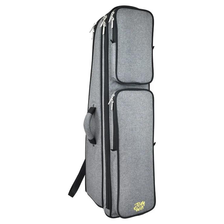 Tom & Will Tenor Trombone Gig Bag - Grey with Red Interior