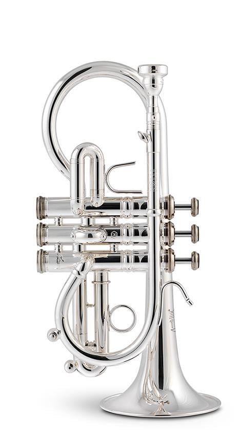 Stomvi Eb Titan Copper Bell Cornet Silver Plated Standard