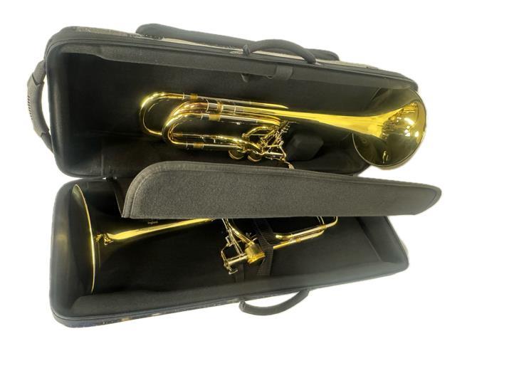 EV3 Double Trombone Case for Bass and Tenor Trombones Fusion Black