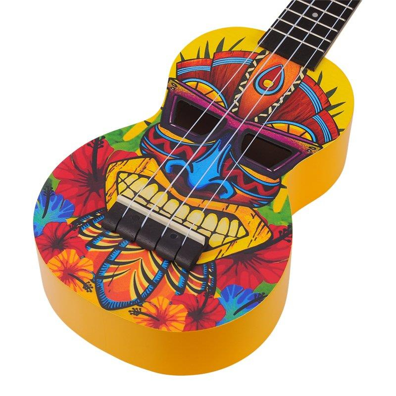 Mahalo Ukulele Tiki design