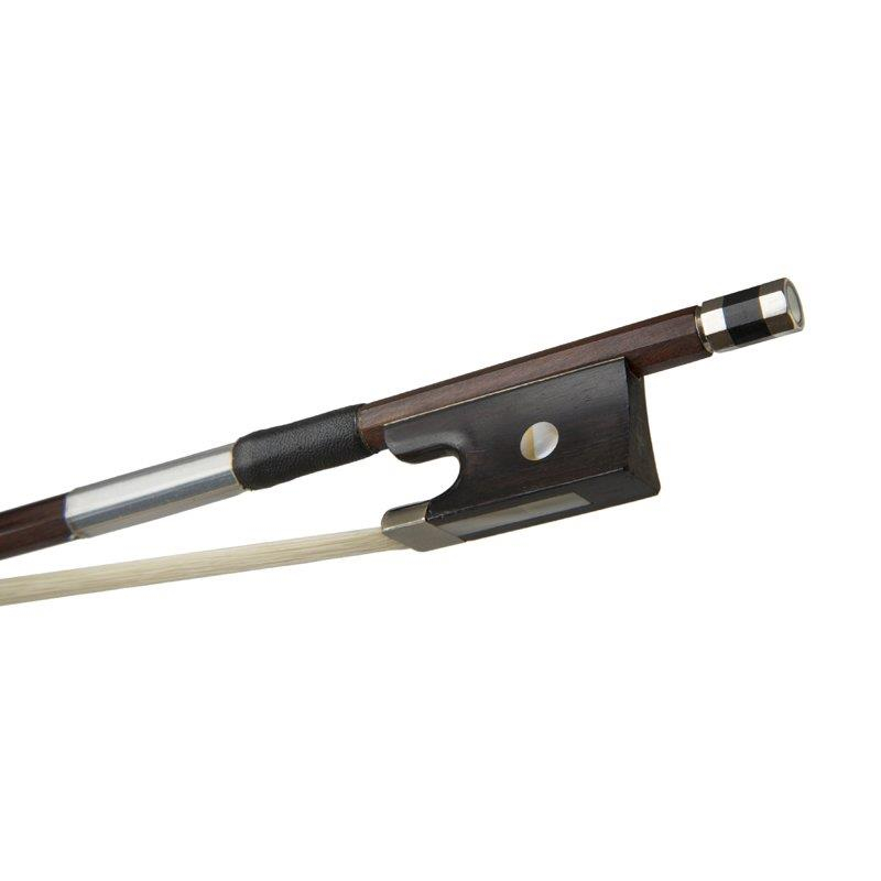 Violin Bow Strong Round Half Ebony 4/4