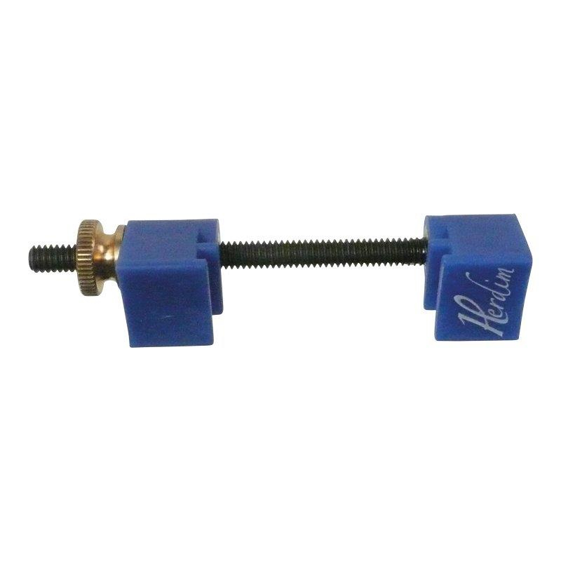 Screw Clamps Violin, Plastic Body, Blue