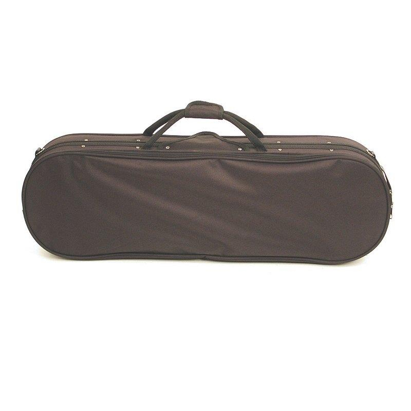Violin Case Oblong Rounded Ends, Black Moulded Interior 4/4