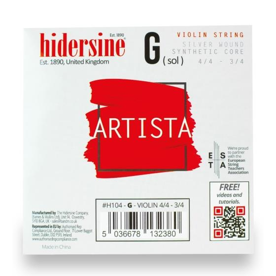 Hidersine Violin G Synthetic core