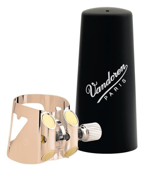 Vandoren Ligature & Cap Clarinet Bb Pink Gold & Plastic Cap