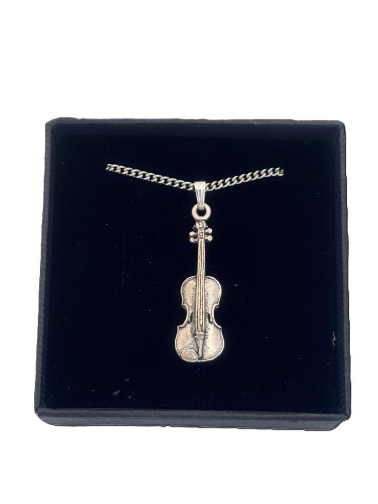 Violin Pewter Pendant