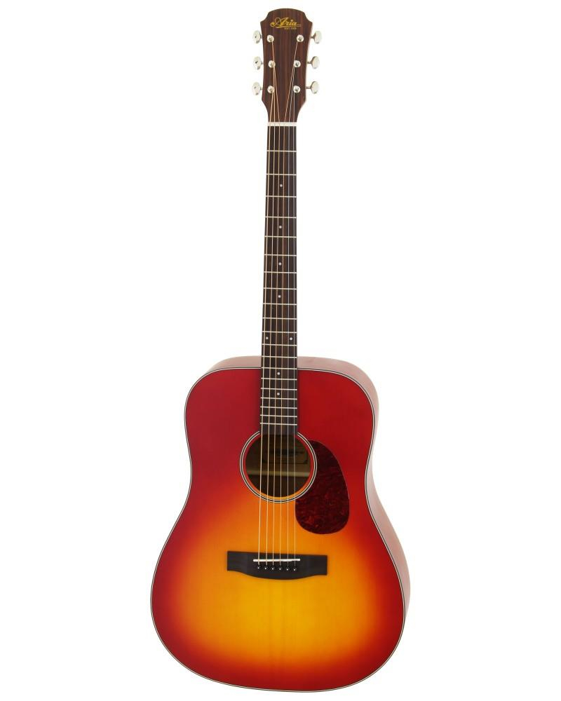 Aria acoustic Matte CHERRY SUNBURST
