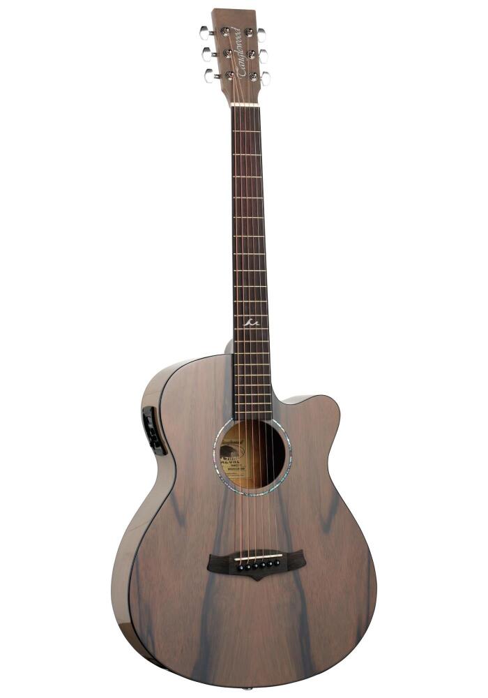 Tanglewood Acoustic Guitar Azure Super Folk Grey