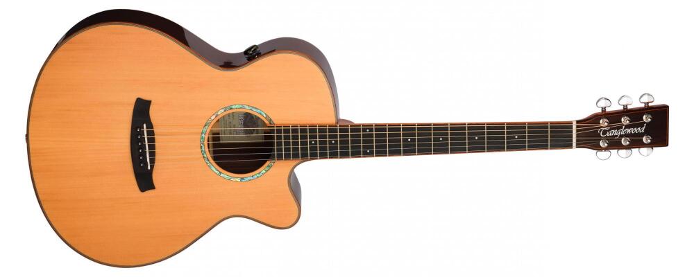 Tanglewood Acoustic Guitar Rosewood Smart Super Folk with EQ