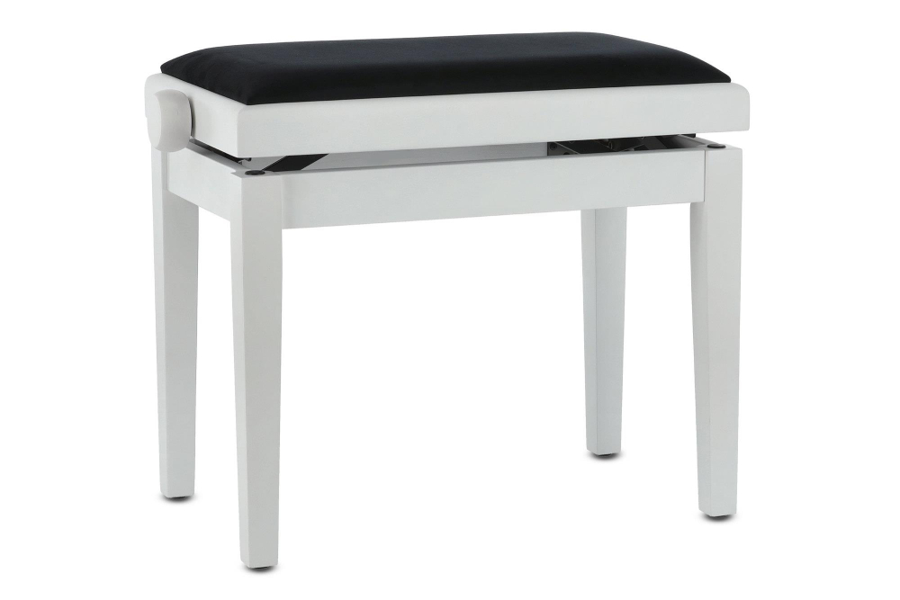 Gewa Piano bench Deluxe White matt