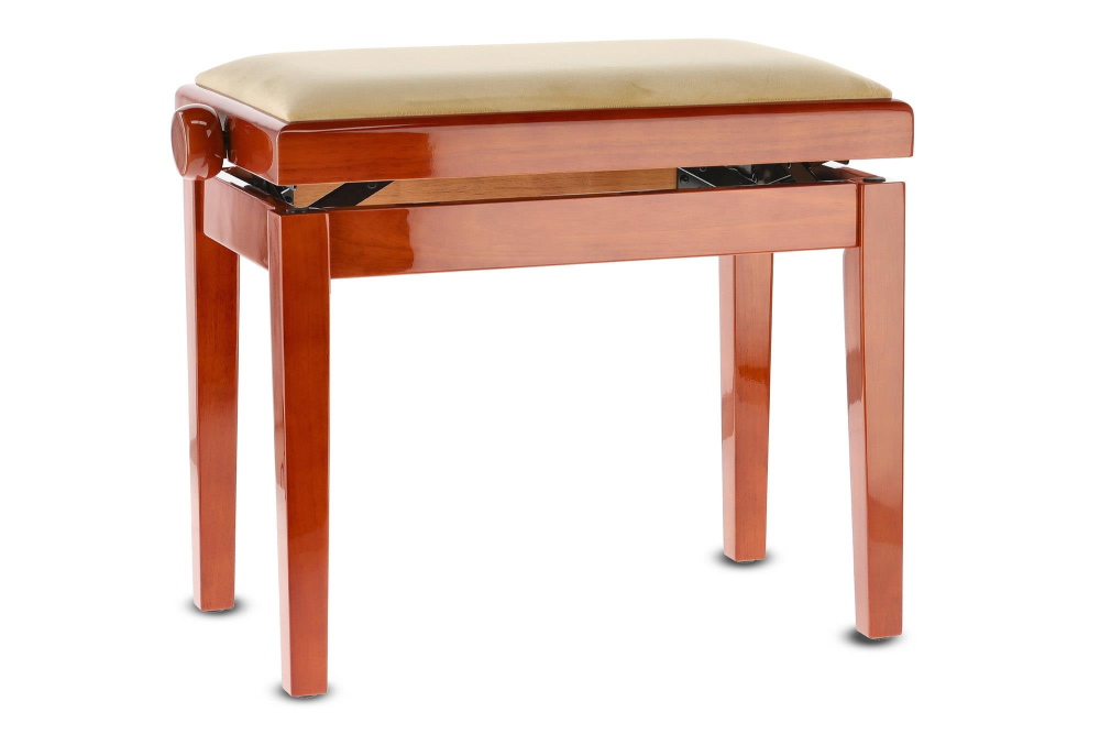 Gewa Piano bench Deluxe Cherry tree highgloss