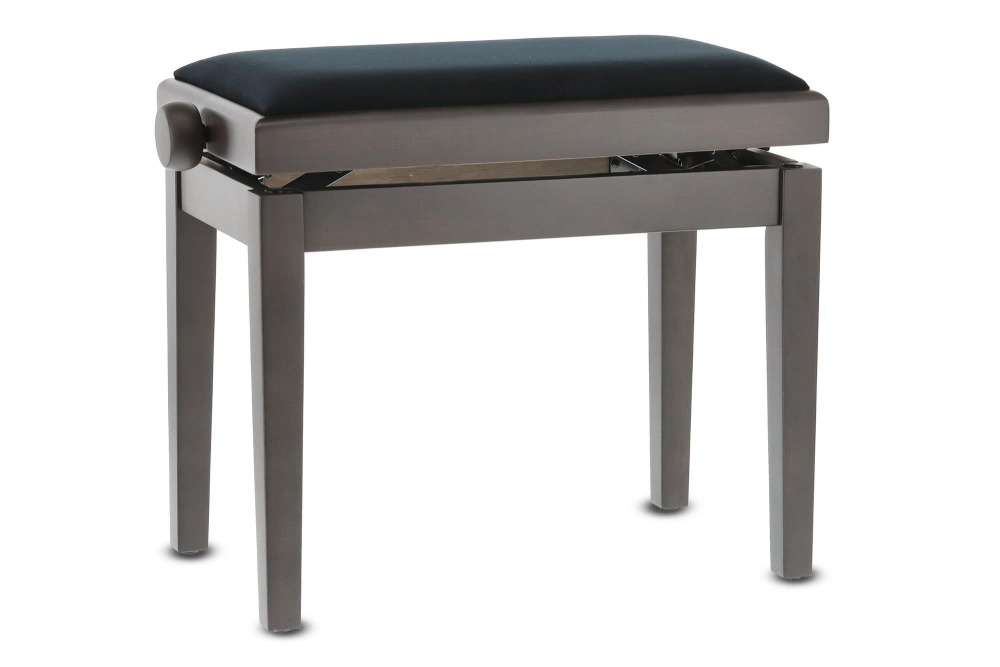 Gewa Piano bench Deluxe walnut dark mat 2