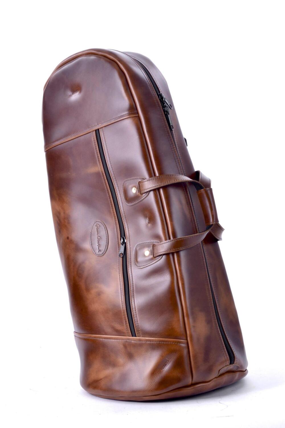 Cronkhite Tenor Horn Case - Canyon Sunrise Leather