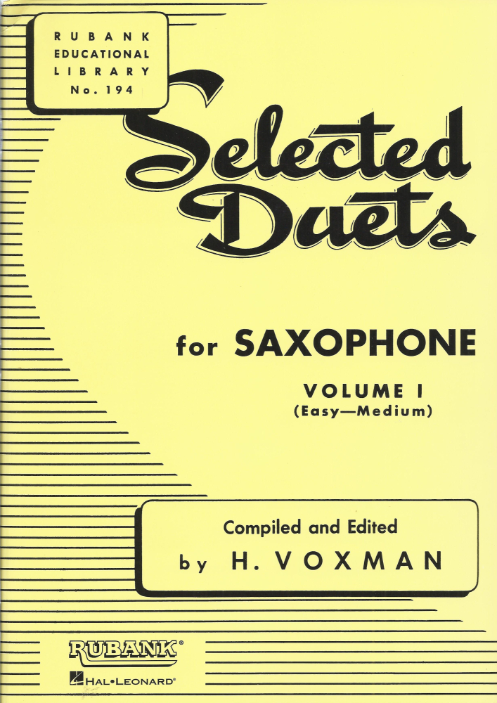 Selected Duets For Saxophone - Volume 1