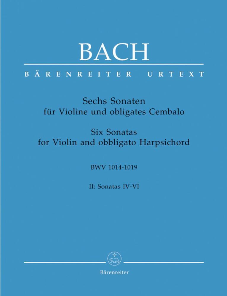 Six Sonatas for Violin and Obbliagato Harpsichord