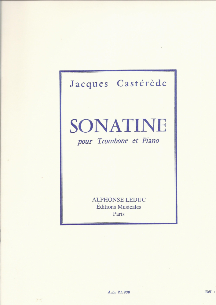 Jacques Casterede: Sonatine