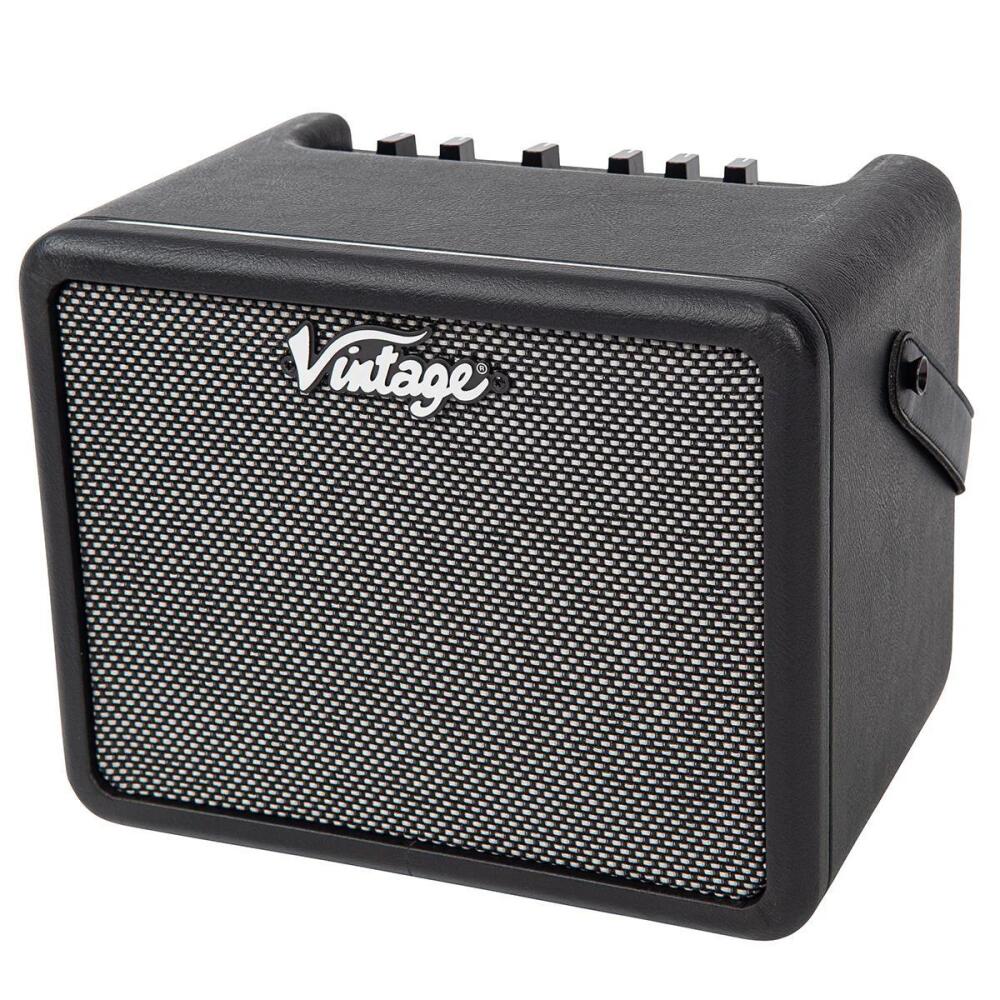 Vintage Retro 20 Bass Combo with DSP - Black