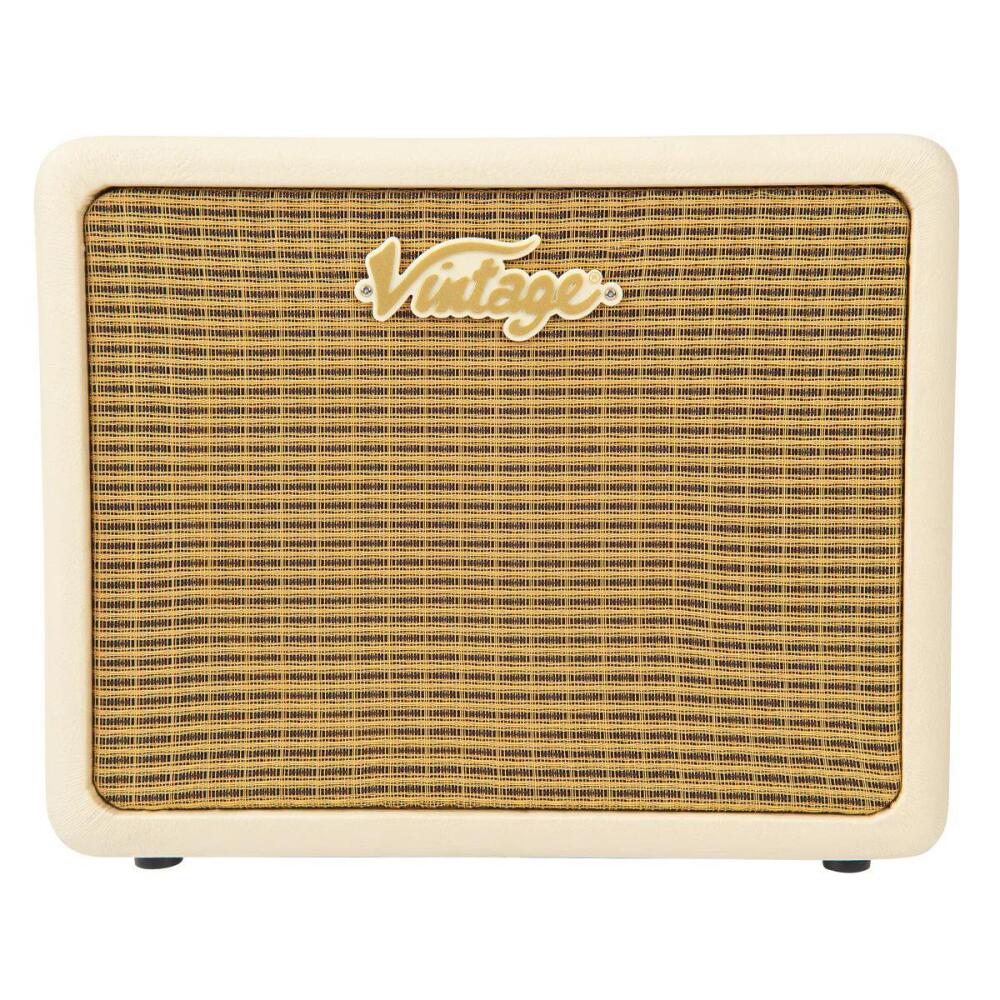 Vintage Retro 20 Bass Combo with DSP - Vintage White
