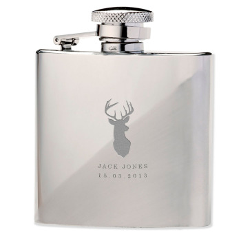 Stag 6oz Hip Flask