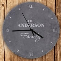 Family Slate Clock