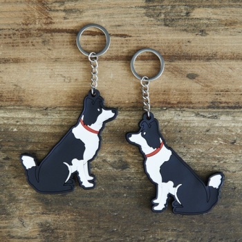 Border Collie Key Ring