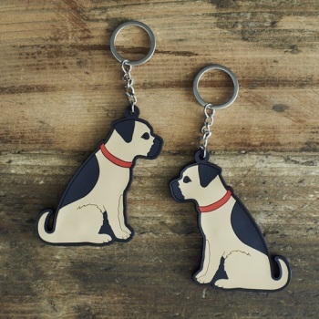 Border Terrier Key Ring