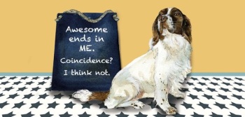 Awesome is Me Spaniel Card